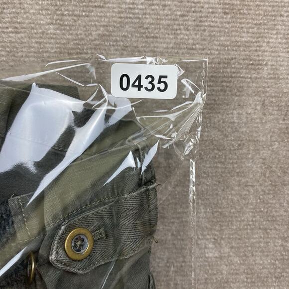 Anthropologie Arley Sweater Back Anorak Green Khaki Army Boho Jacket Size Medium - Picture 10 of 10